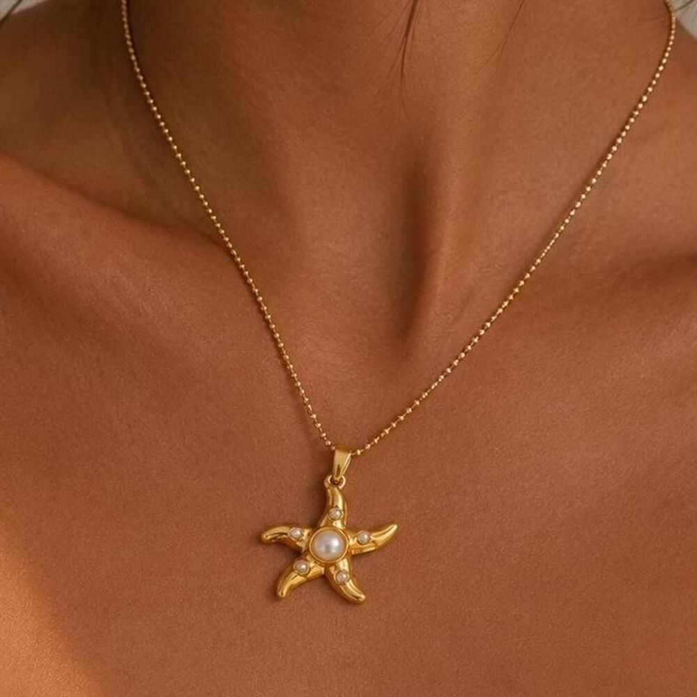 starfish necklace D40